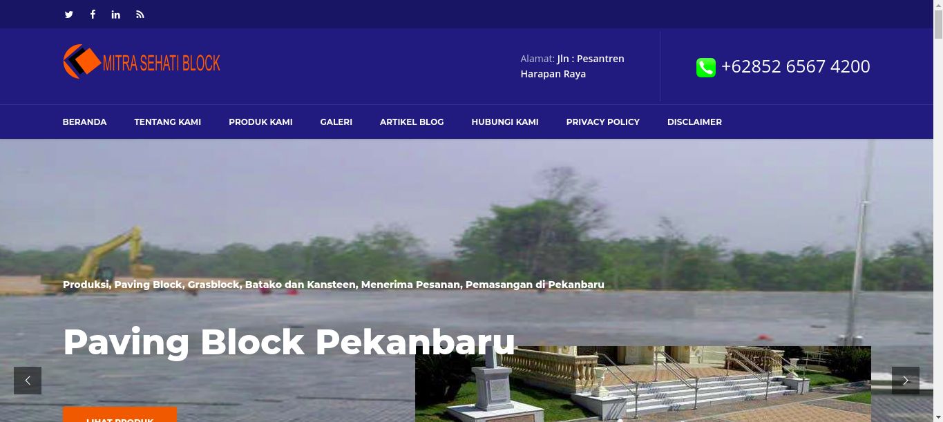 Mitra Sehati Block - Jasa Paving Block Pekanbaru